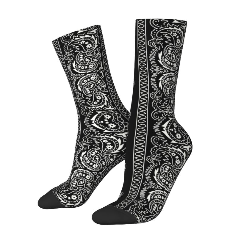 Custom Print Zwart Wit Paisley - Bandana Blank White recensie en prijs