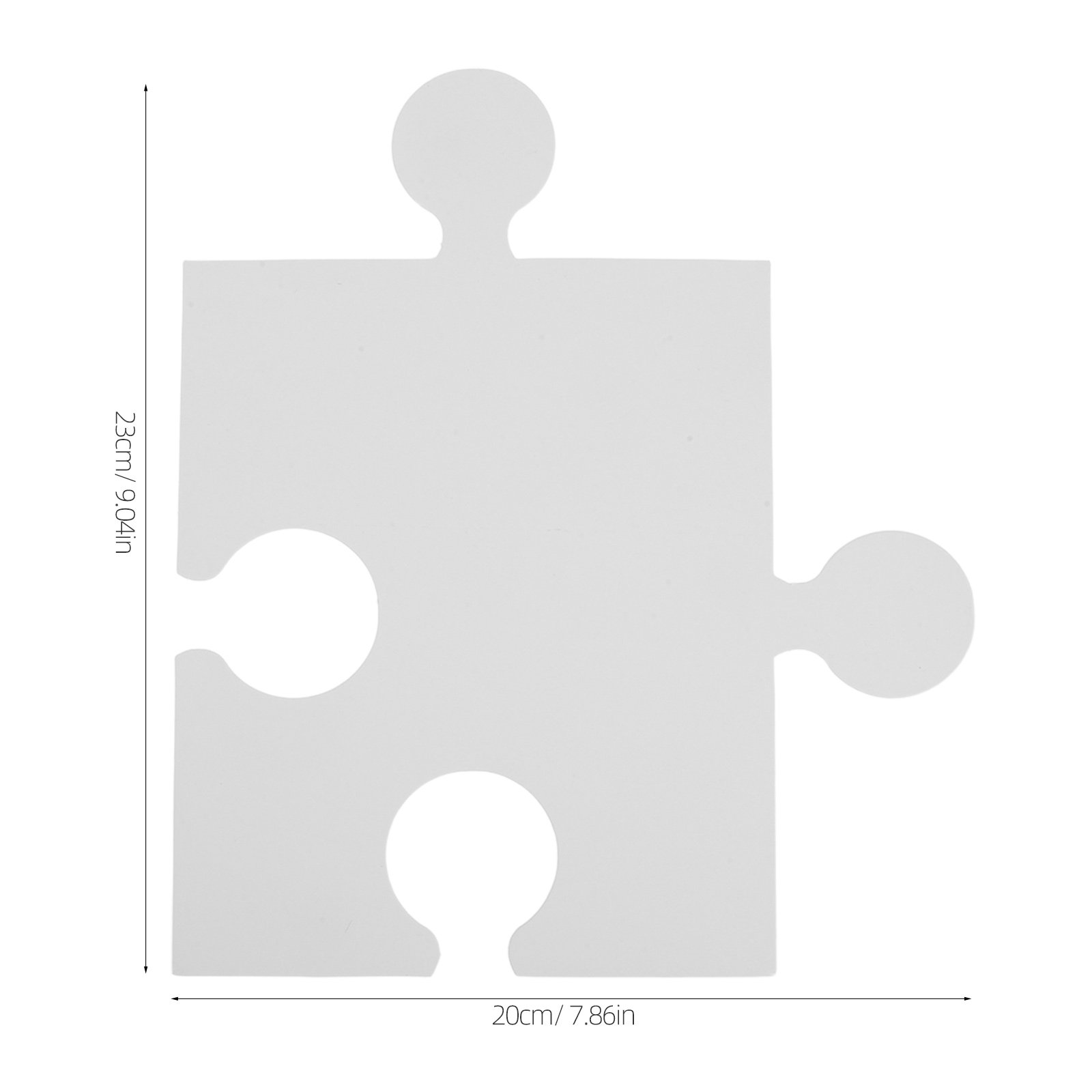 60 stuks grote witte lege puzz - Puzzle Blank White recensie en prijs