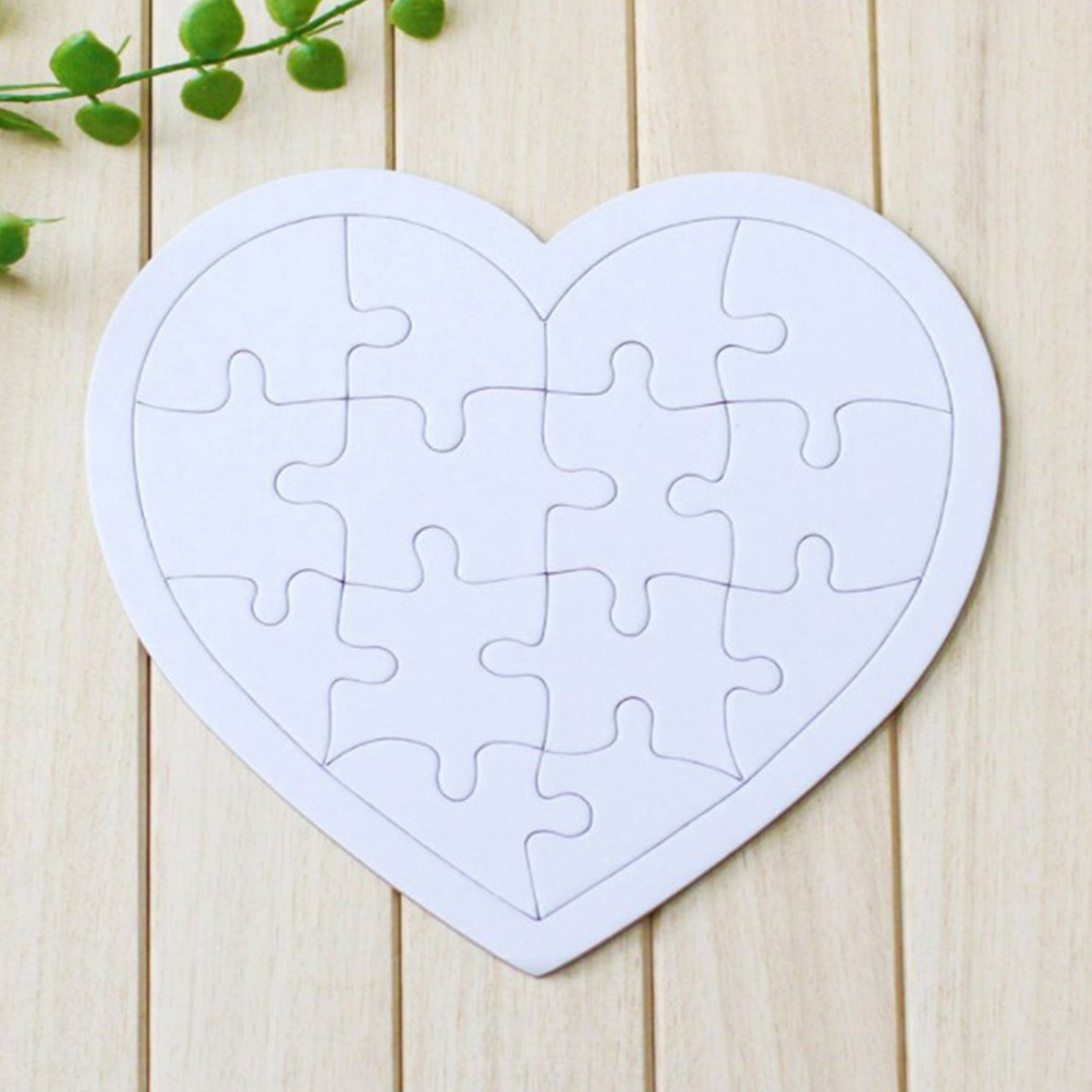 4-delige blanco puzzelset voor - Puzzle Blank White recensie en prijs