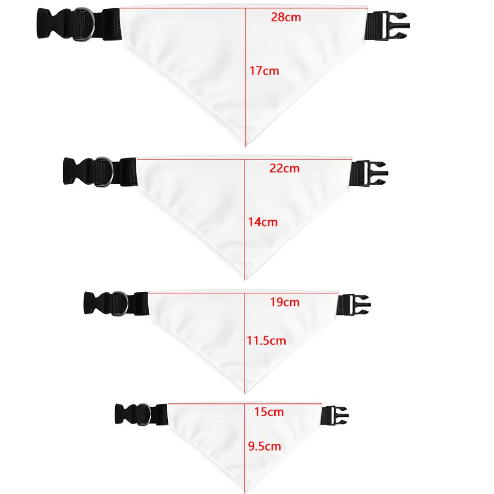 Sublimatie Witte Lege Hond Hui - Bandana Blank White recensie en prijs