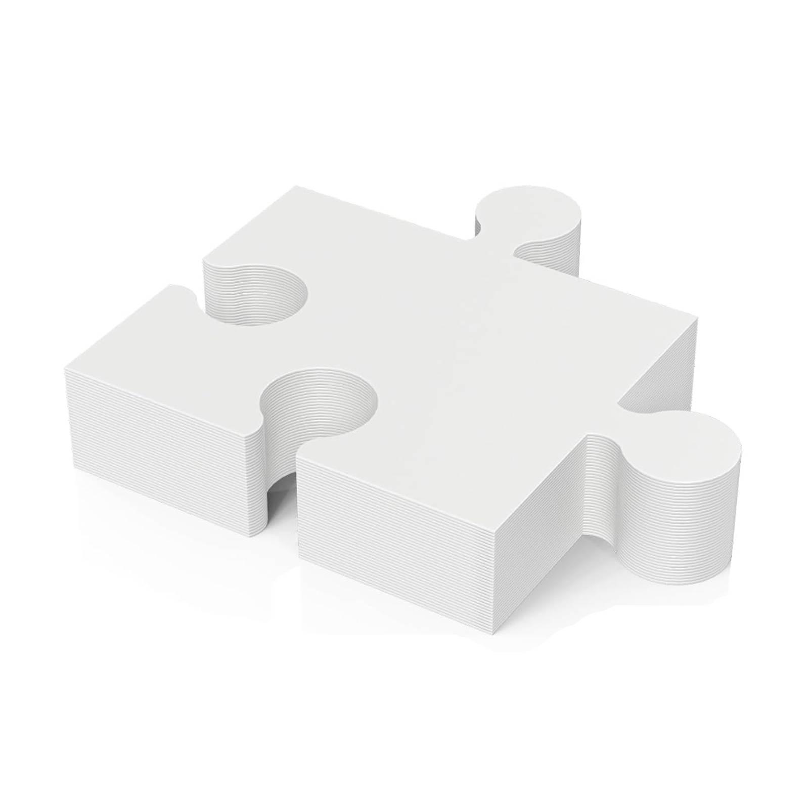 30 stuks puzzelstukjes schilde - Puzzle Blank White recensie en prijs